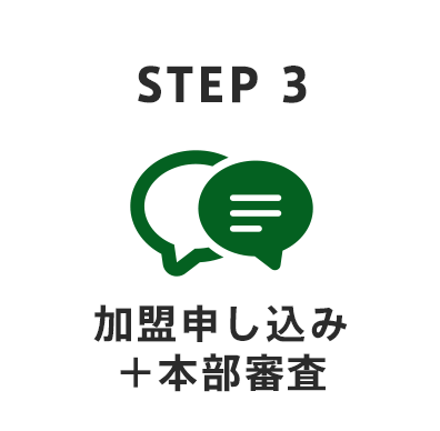 加盟申し込み